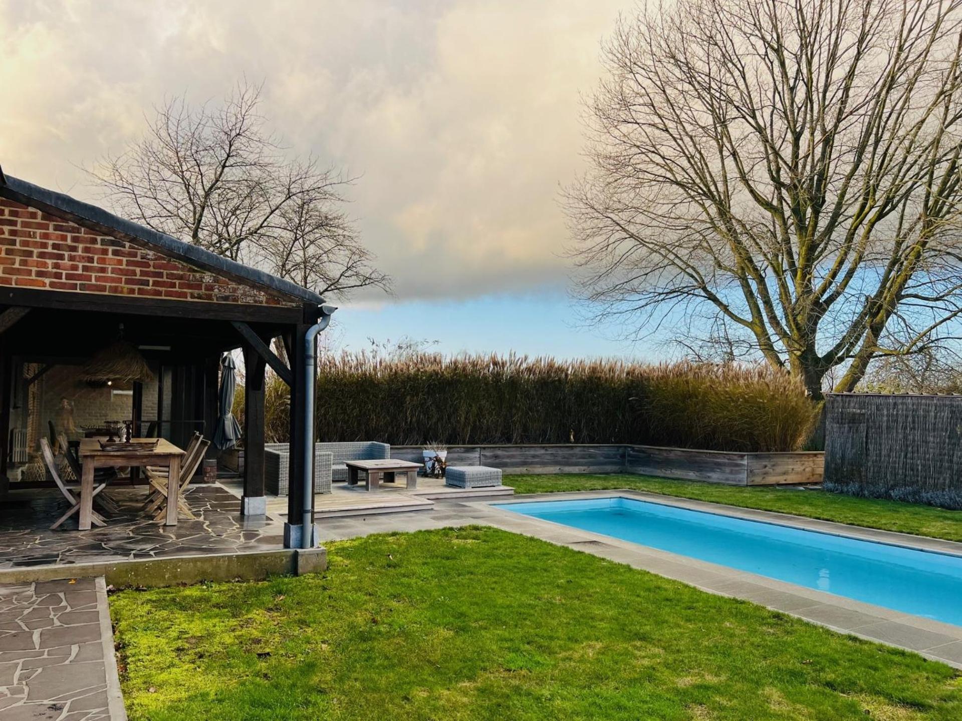 Lierde Zen Op Vakantie @Vakantiehoeve Met Zwembad 빌라 외부 사진